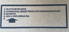 Heavy Duty Tri Wall Cardboard Twinflute Corrugated Pallet Boxes Extra Large x 10