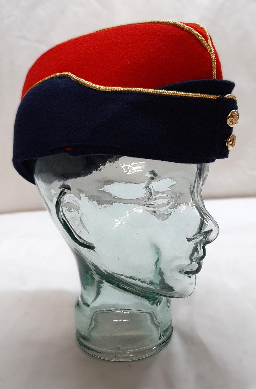 RA Side Cap British Royal Artillery Forage Hat With Badge Size 59cm