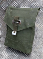 Genuine Vintage Swedish Green Vinyl PVC Side Utility Ammo Pouch MATT2