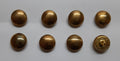 Light Dragoons Buttons Uniform Dress Plain Domed Brass Ring Backed 27L 4 Pairs