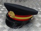 Abu Dhabi Hat UAE Insignia Buttons & Black Chinstrap Complete Officers Hat 56cm