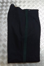Vintage No1 Trousers British Army With Infantry / Rifles Green Stripes 1963 Pat