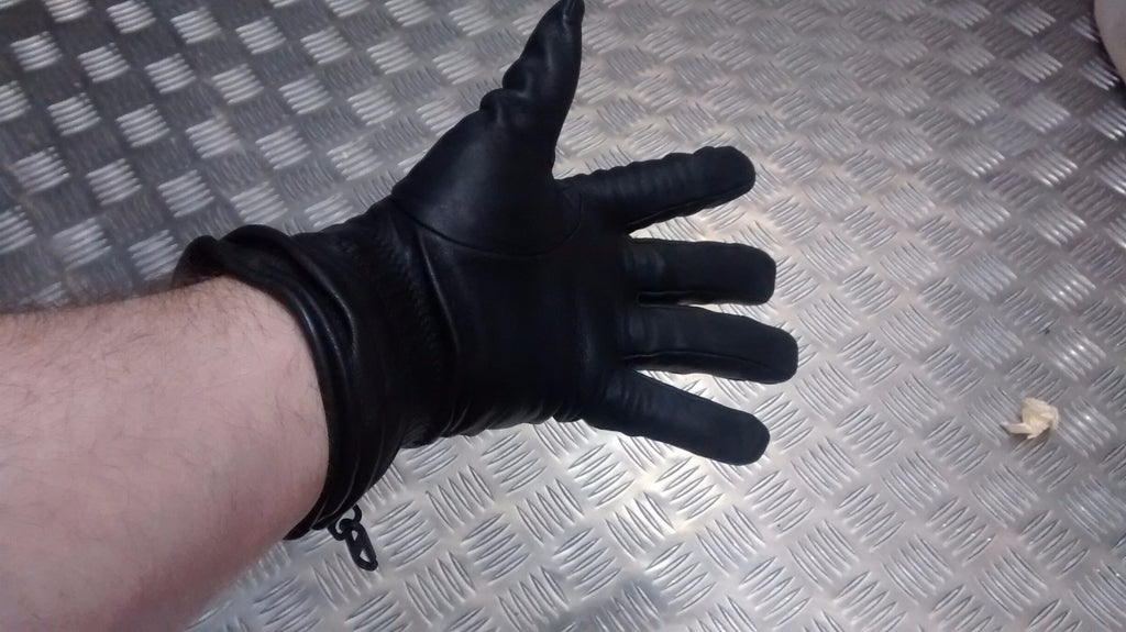 Genuine British Black Leather Combat Gloves MK2 MVP- All Sizes- NEW