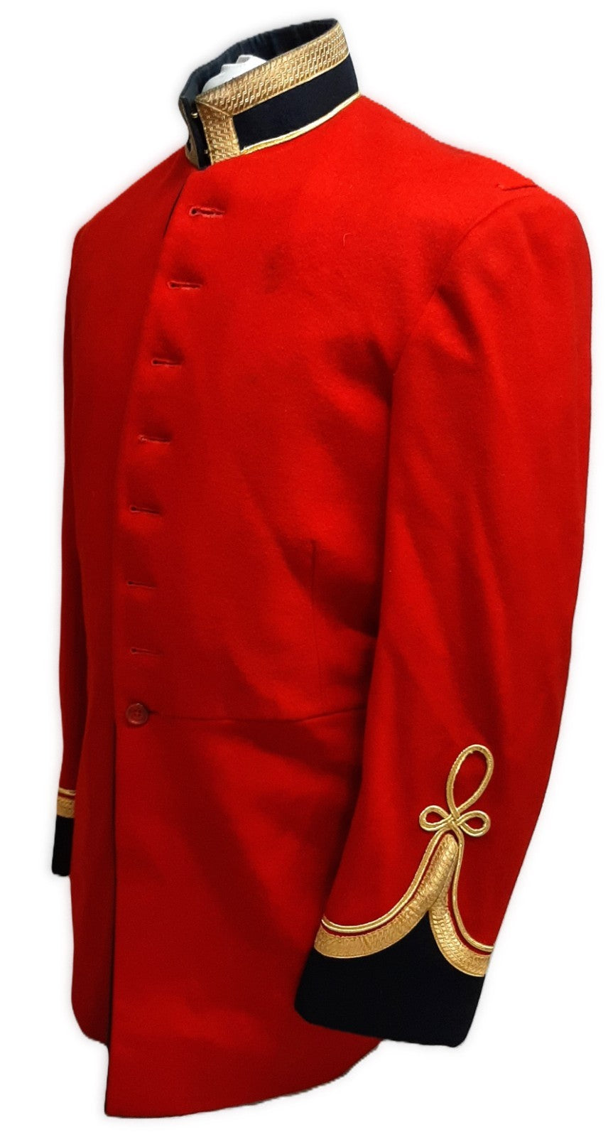 RED Ceremonial Tunic British Army Pattern OFCs No Front / Shoulder Buttons