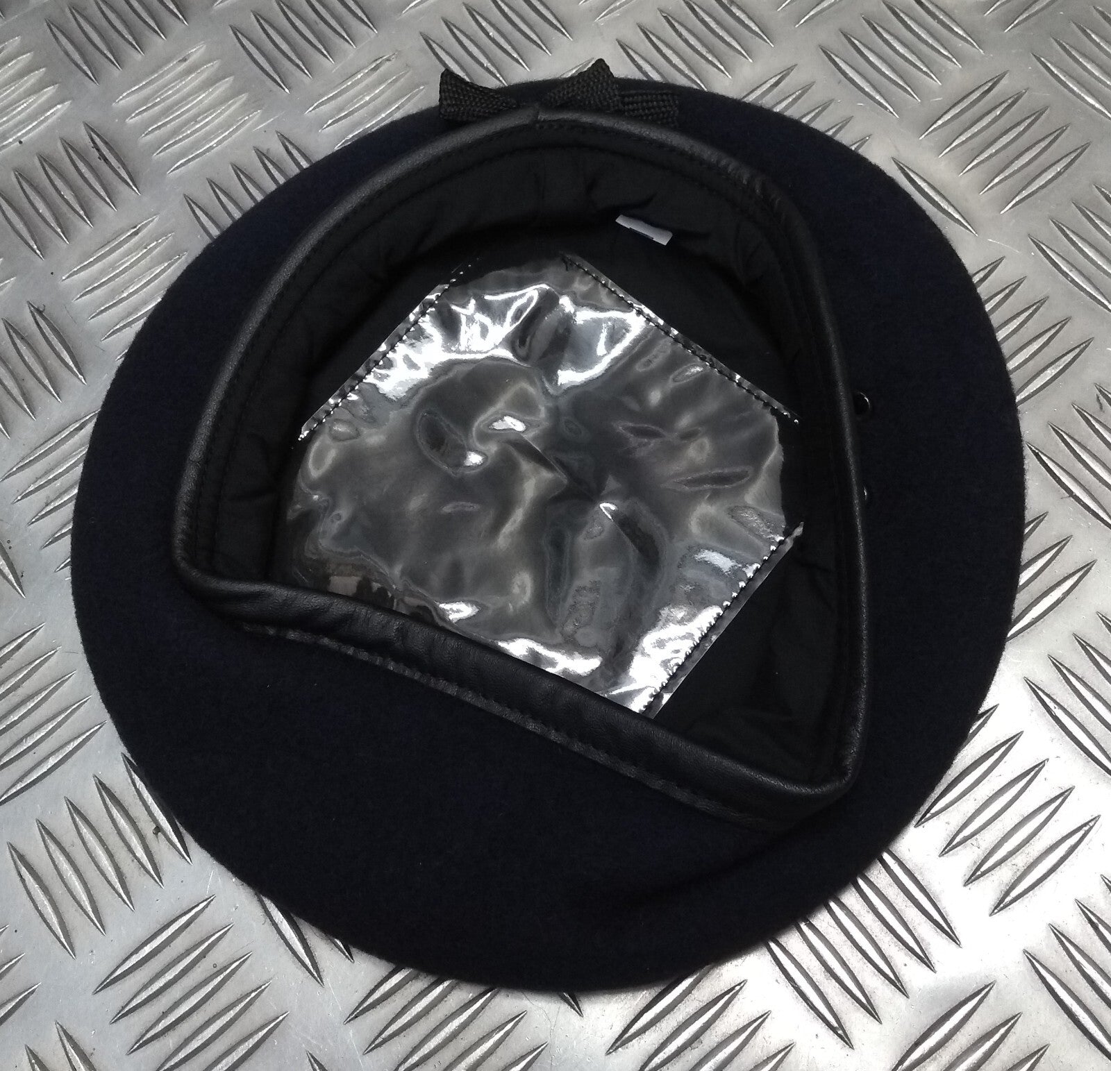 Navy Blue Beret Wool Genuine Hobson London Manufactures Sample 7 56cm