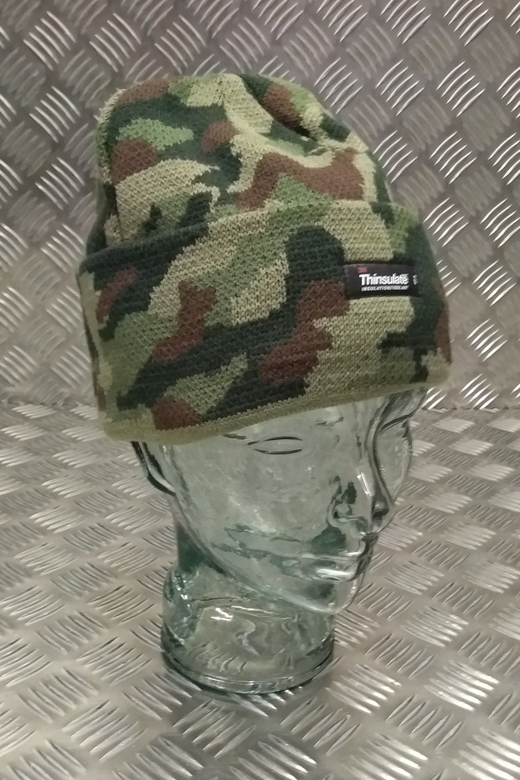Woodland Digital Camouflage 3M Thinsulate Beanie Hat Very Warm - One Size - New