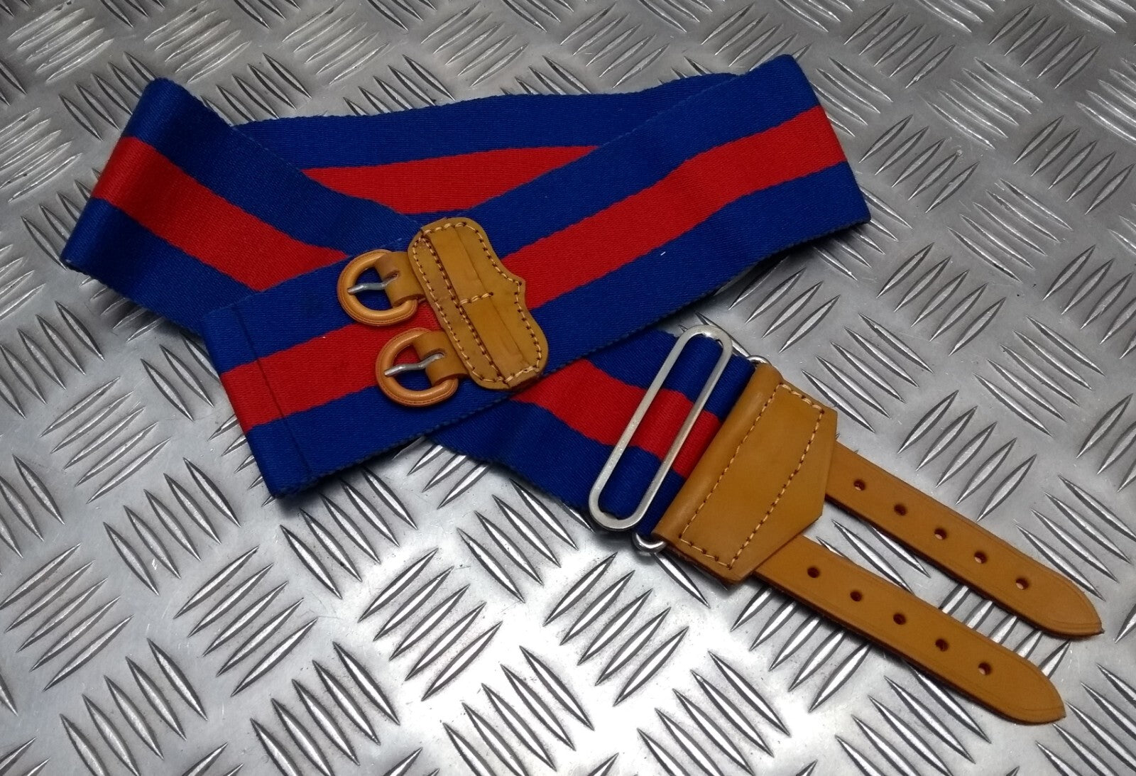 SS&B Stable Belt JDF Issue Support & Services Battalion Double Leather Strap