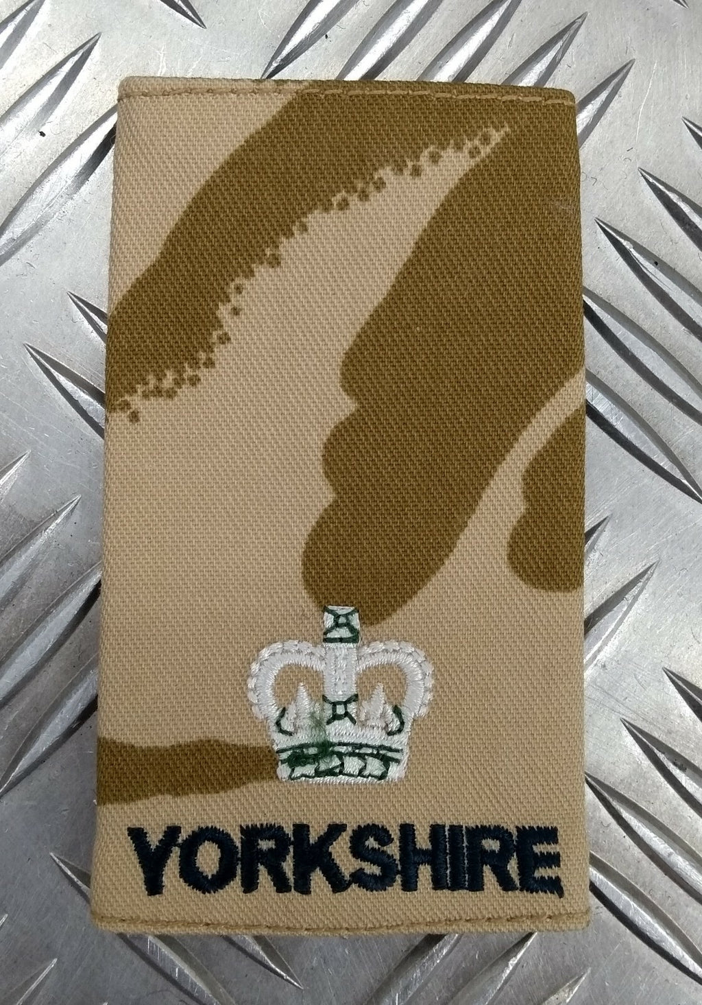 Genuine British Army Desert Camo Yorkshire Rank Slide Various Ranks