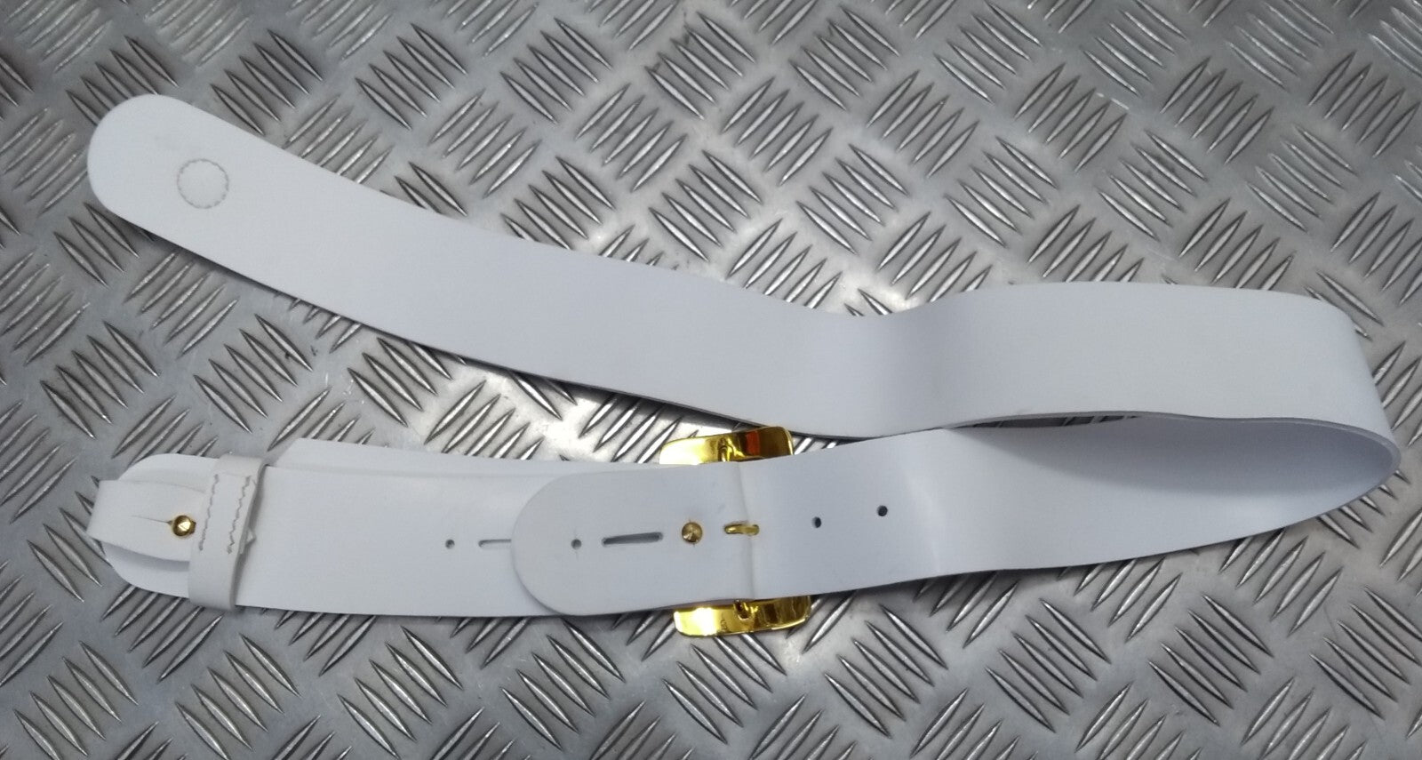 R.M Cross Belt Strap White Ceremonial Issue British Size 1