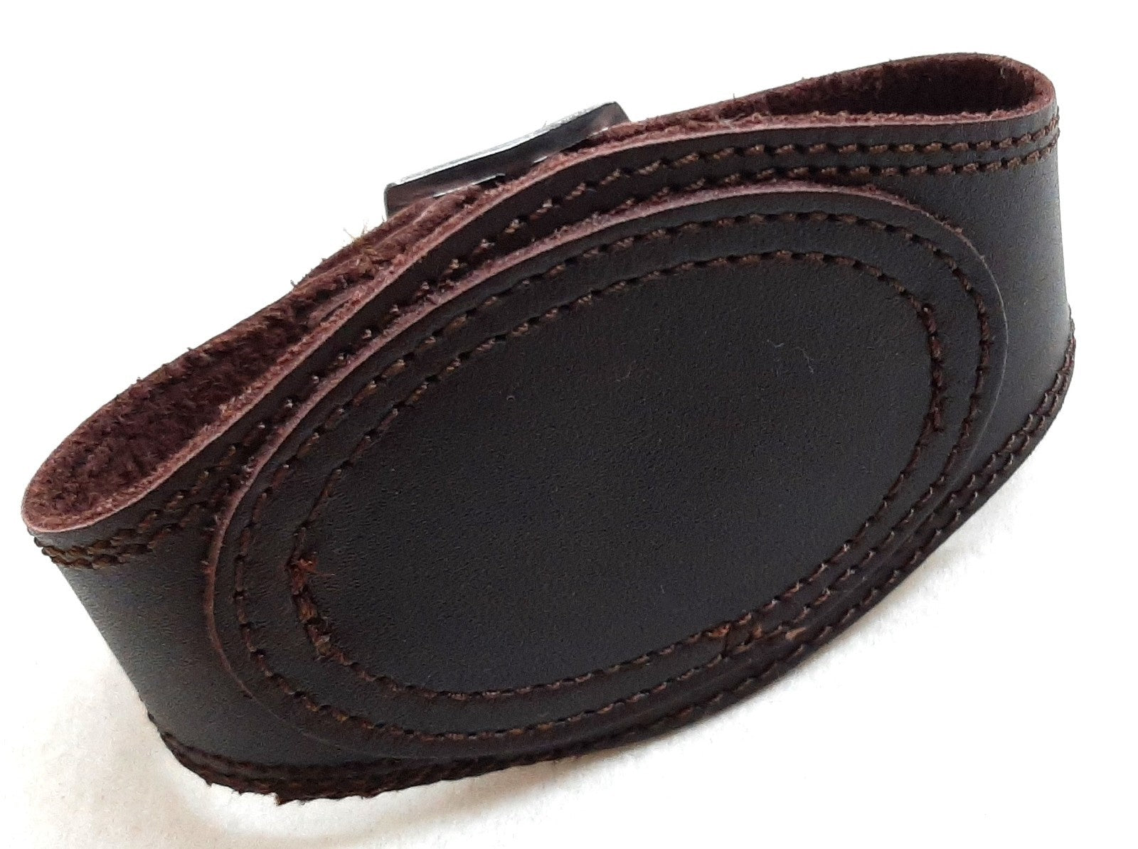 Brown Wrist Straps for Rank Badges Brown Leather x5 Job Lot- NEW