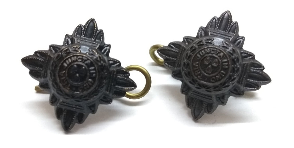 Rank Stars Pips British Royal Marines Officer Insignia Tria Juncta In Uno 5/8"