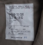 British Army No4 Jacket Pattern Ofc Dress & Belt 188/108/92cm