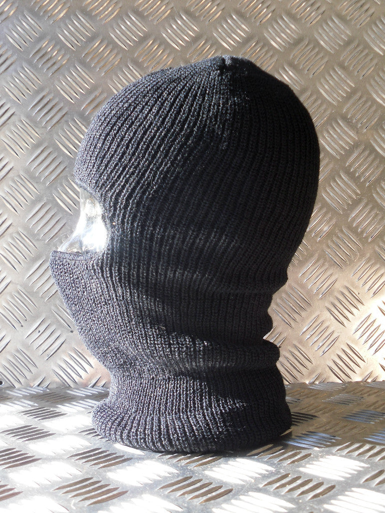 Black One (1) Hole Balaclava / Beanie Hat - Very Warm - Brand New