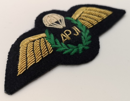 APJI Assistant Parachute Jump Instructor Mess Kit Embroidered Wire Braided Patch