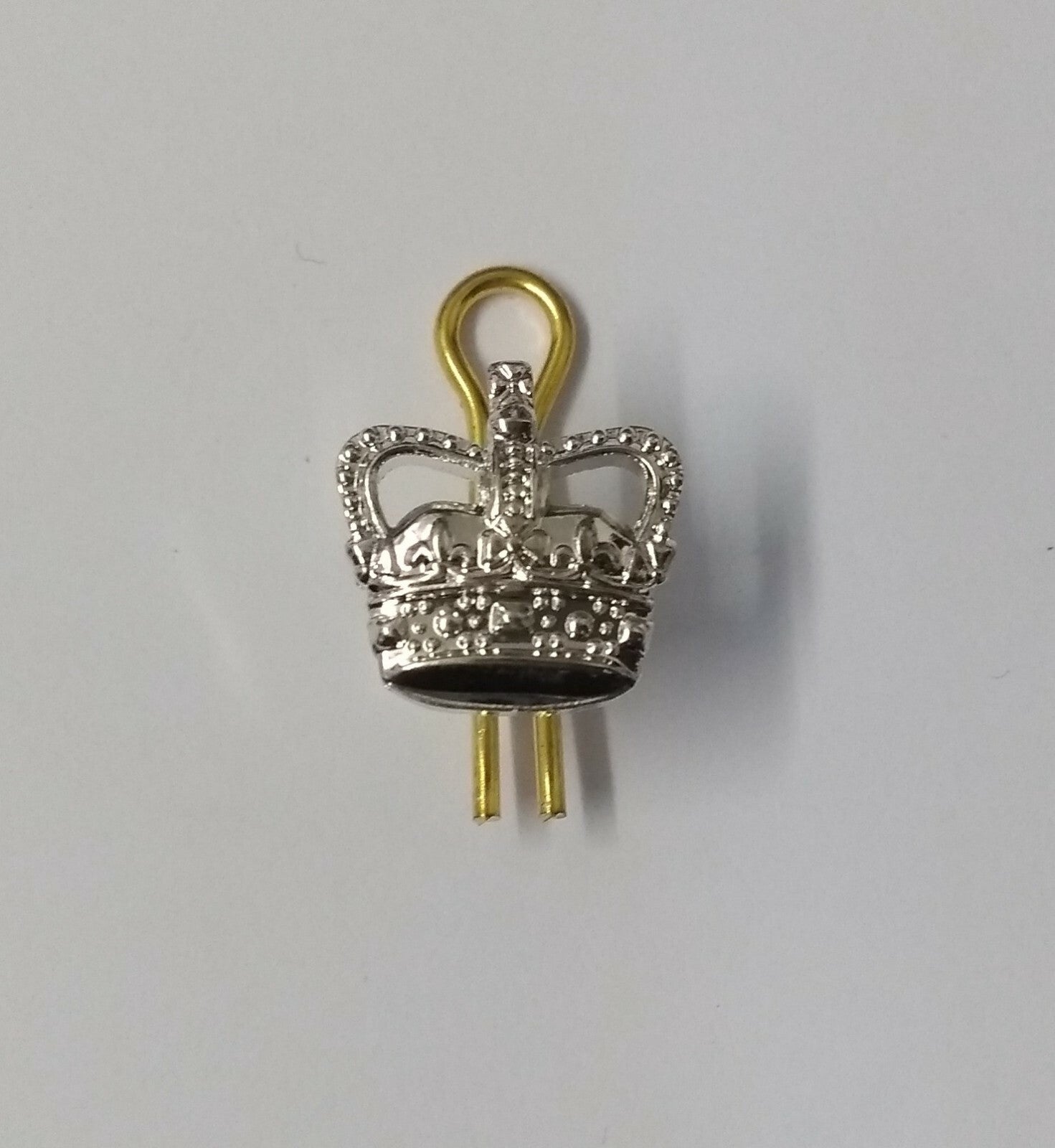 Genuine British Standard Dress Issue Small 1/2" Queens Crowns X2 GIM97
