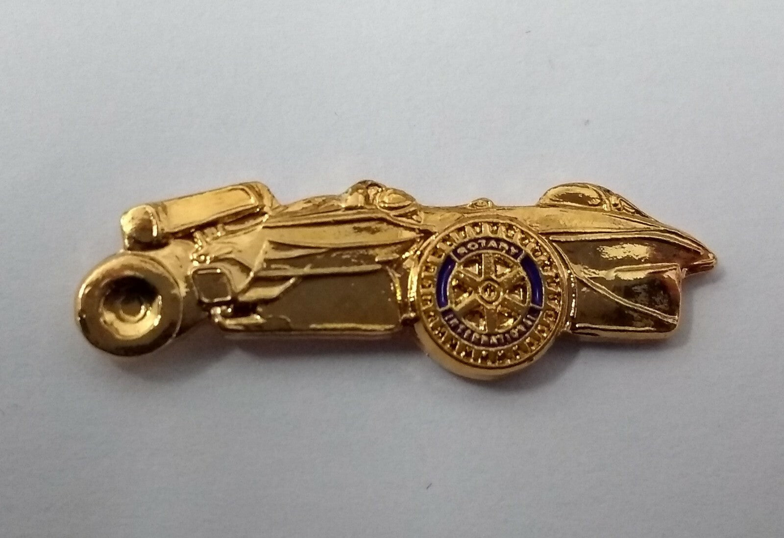 Genuine Rotary Club International Small Formula Racing Car Lapel Pin Badge - NEW