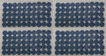 200 Vintage Buttons 4 Hole Shirt / Shank Anchors Pearlesque Blue 11.3mm NOS