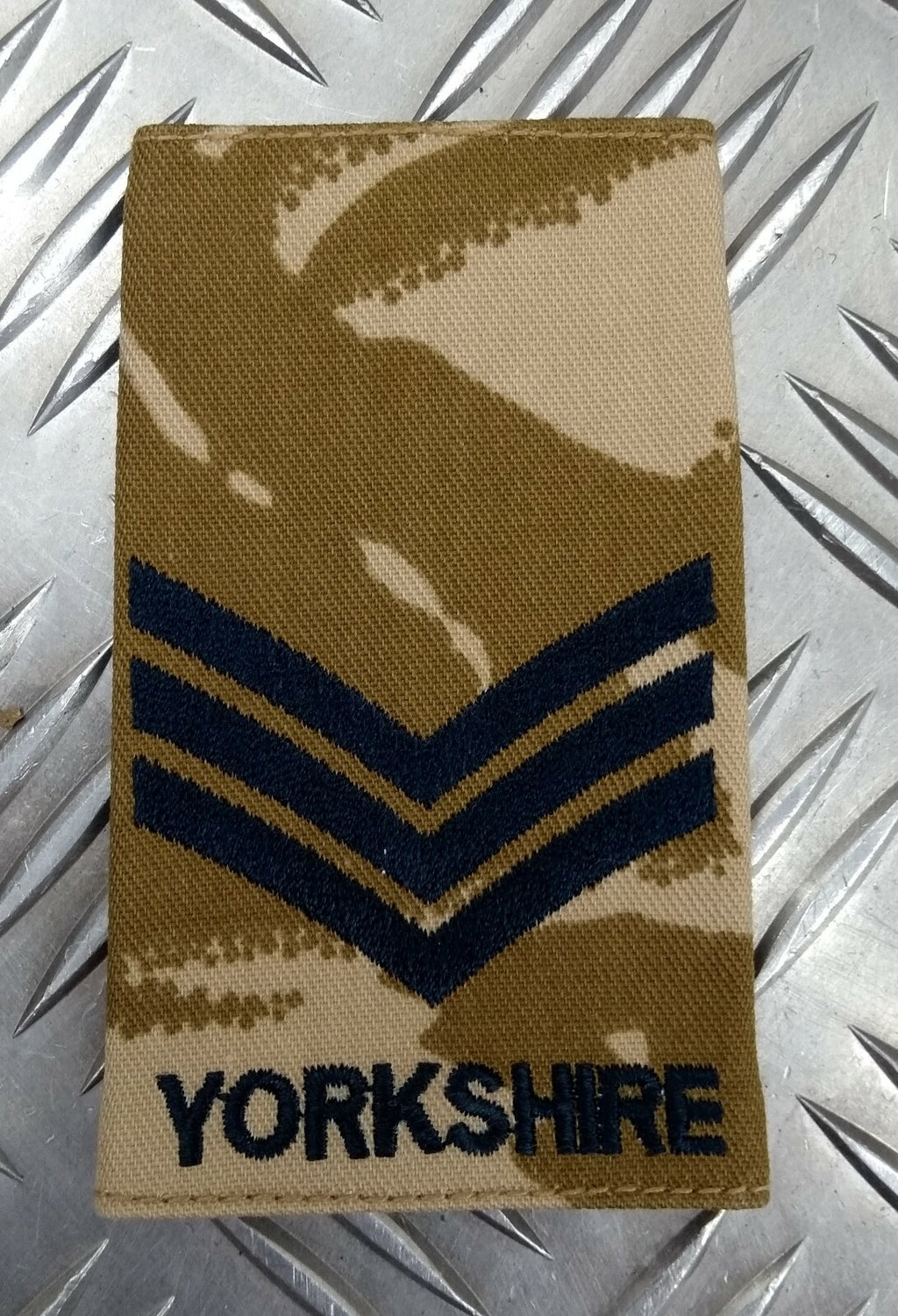 Genuine British Army Desert Camo Yorkshire Rank Slide Various Ranks
