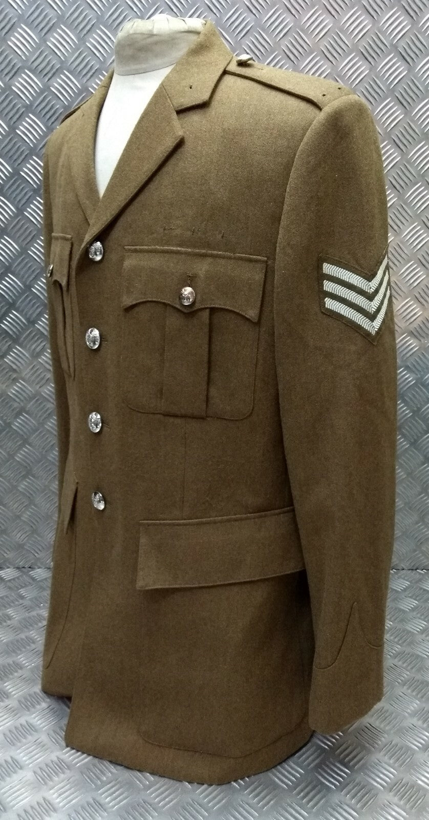 British Army Scottish & North Irish Yeomanry No2 Dress Sergeant Rank Jacket Chest 116cm