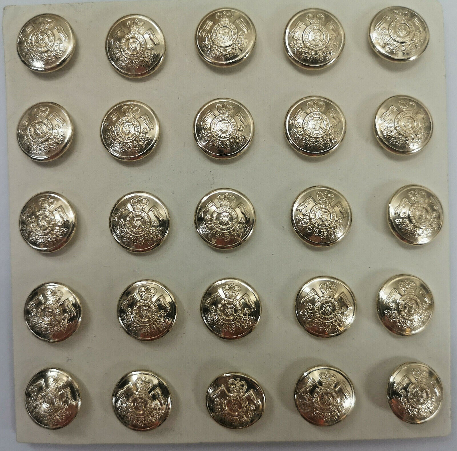 16th/5th Royal Irish Lancers Fifth Regiment Buttons, 40L 30L 22L - NEW