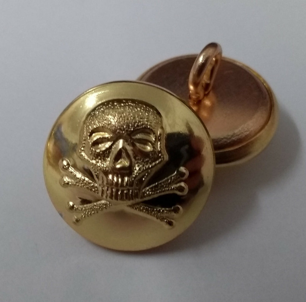 Genuine British Army QRL Lancers Skull & Crossed Bones Buttons Insignia ASBT111