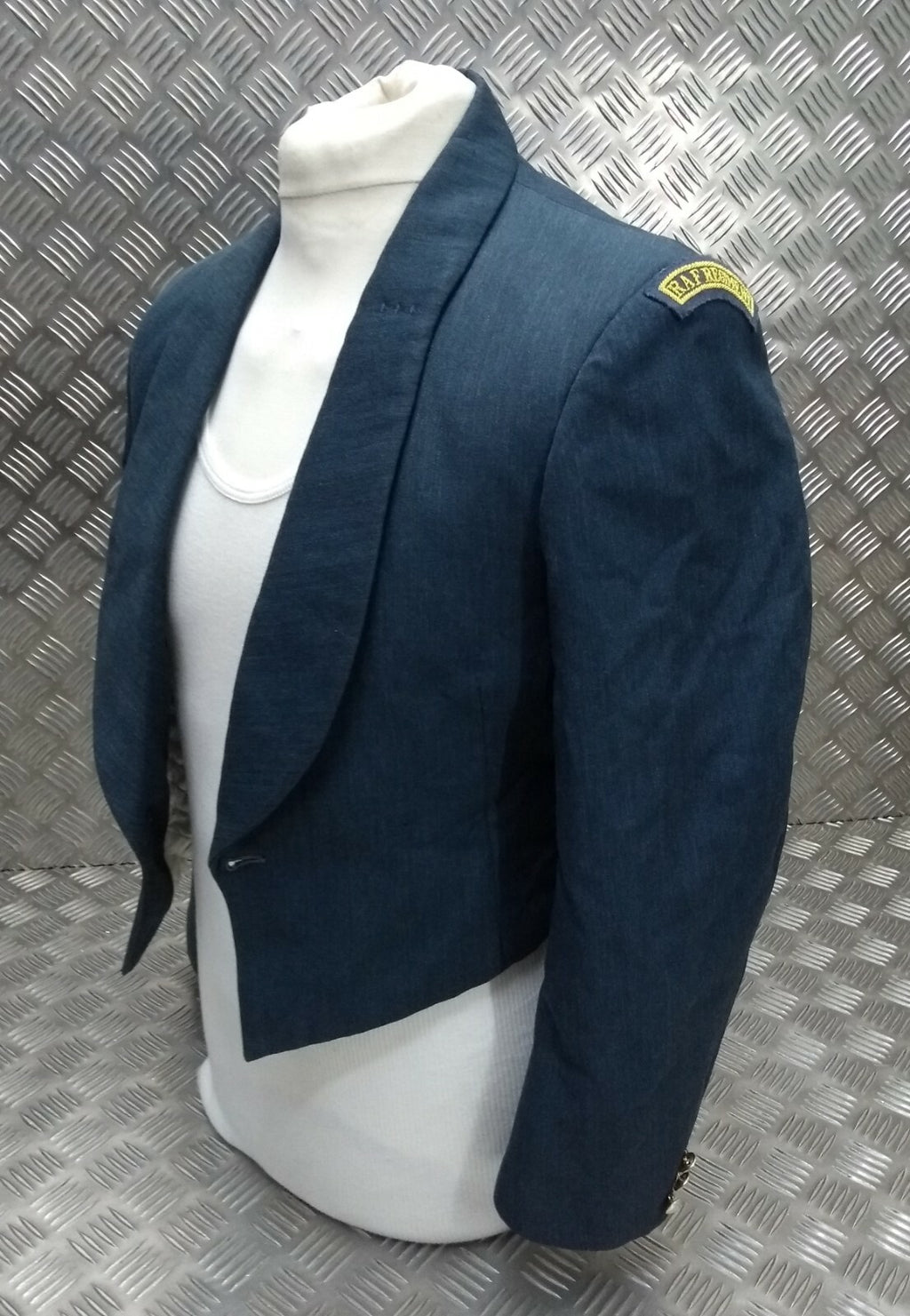 RAF Mess Jacket Airforce Blue Grey Colour with Badges Present