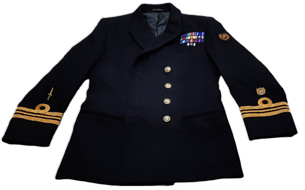 Royal Navy RN No1B Jacket Barathea British Naval Dress OFCs Lt Cdr 108cm Regular