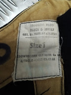 Vintage No1 Trousers Ceremonial Issue Dress British RHG/D Faulty