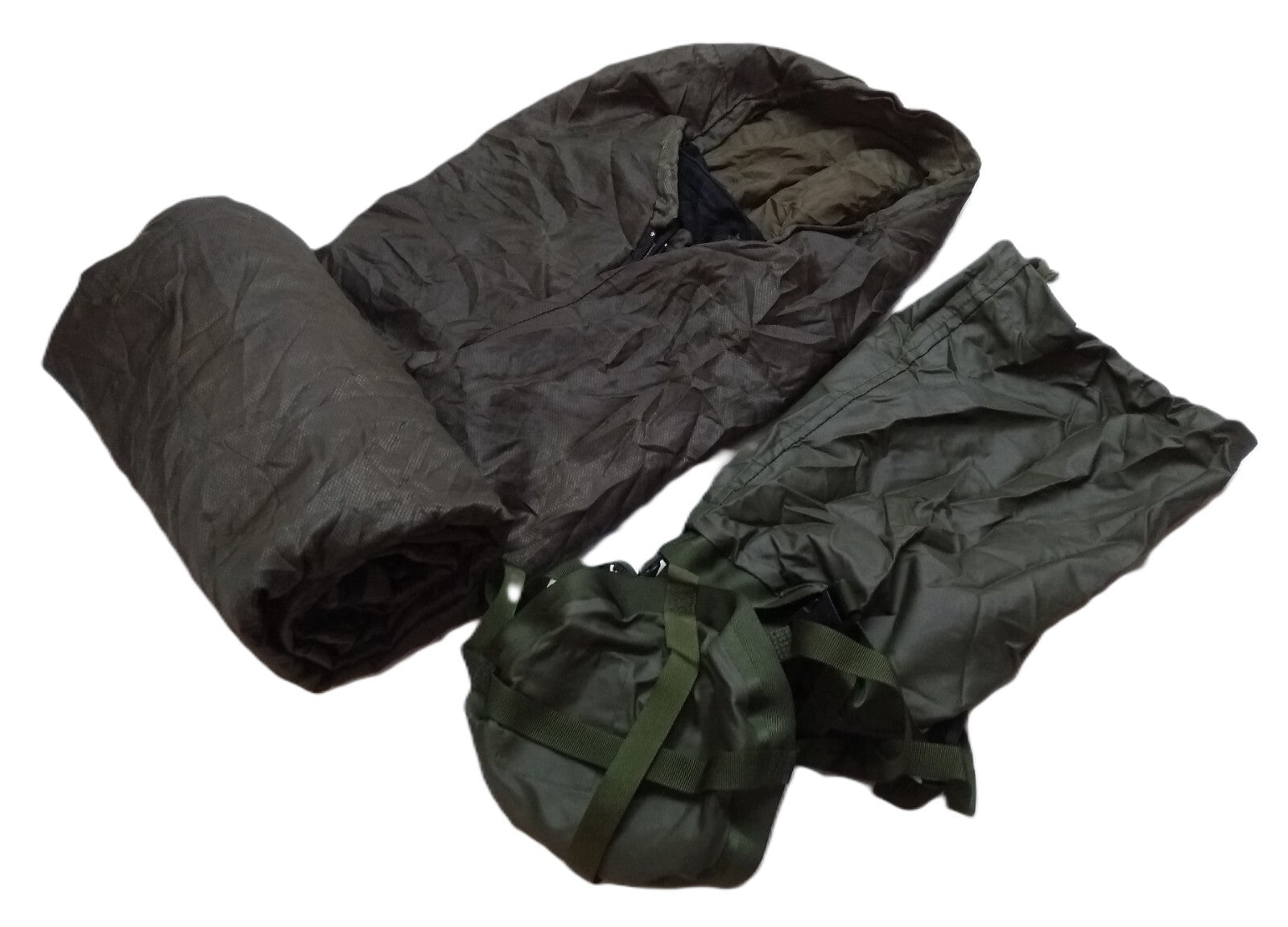 Jungle Sleeping Bag Army Green Snugpak V1 With British Compression Sack
