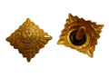 Bath Rank Stars / Pips British Army Insignia Tria Juncta In Uno Screw Post Type