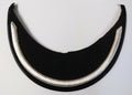 Genuine British Made Senior Officer 5/16" Silver Braid Dress Cap Peak x 1 NEW