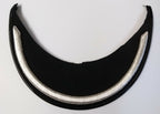 Genuine British Made Senior Officer 5/16" Silver Braid Dress Cap Peak x 1 NEW