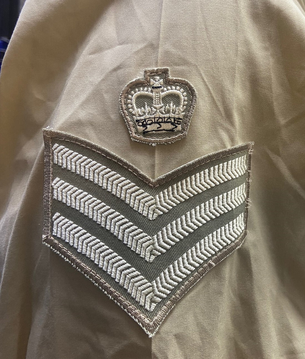 Staff Sergeants Chevrons & Crown Sand Fawn Shirt & No4 No6 Safari Jackets GD1
