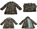 Army Combat Parka Camouflage Full lined Cold Weather Camo Hooded Field Jacket