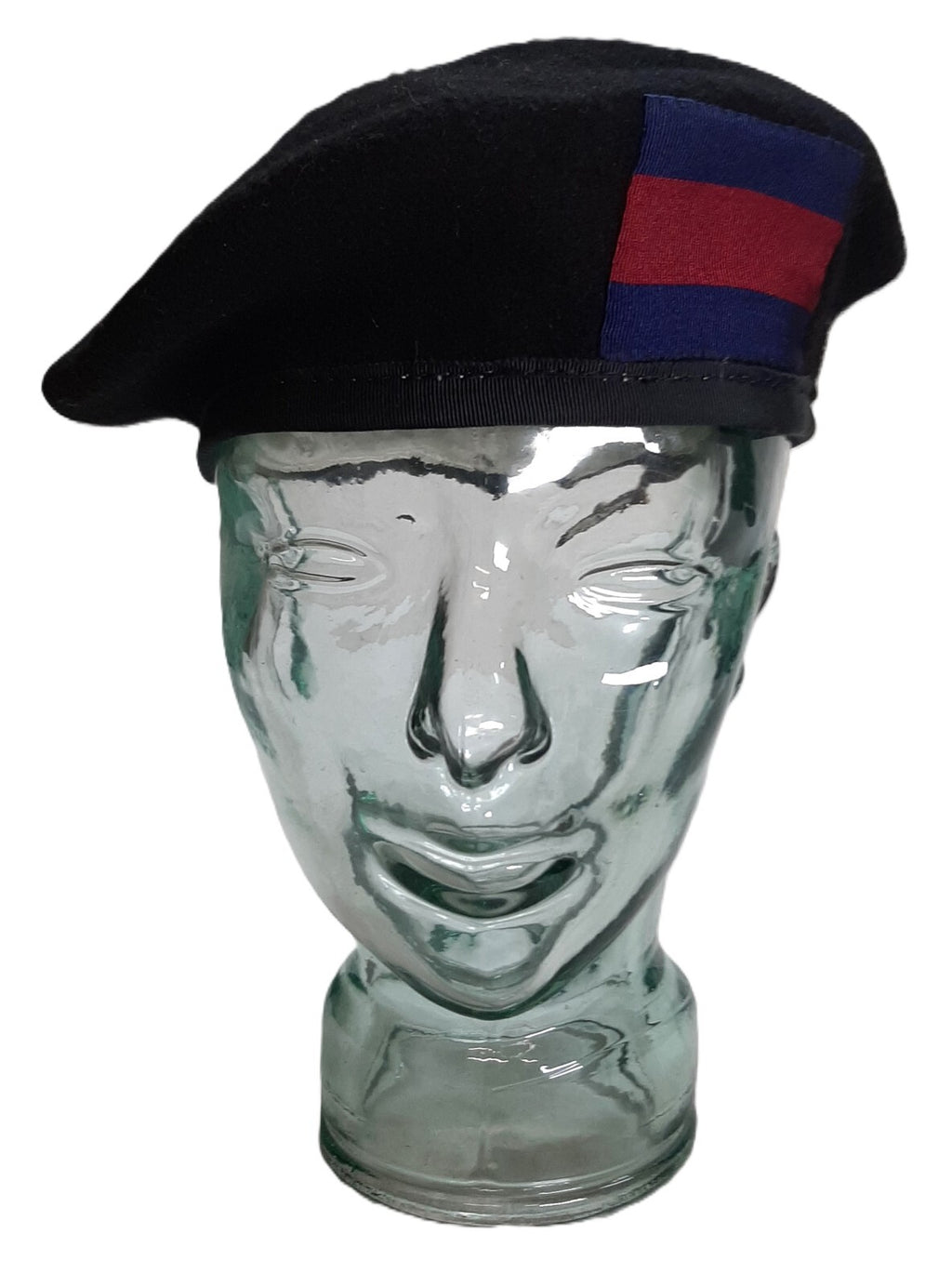 Black Guards Beret Officers Petersham Band British Army Headwear by Golding 55cm