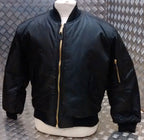 MA1 US Style Bomber Jacket Black - NEW