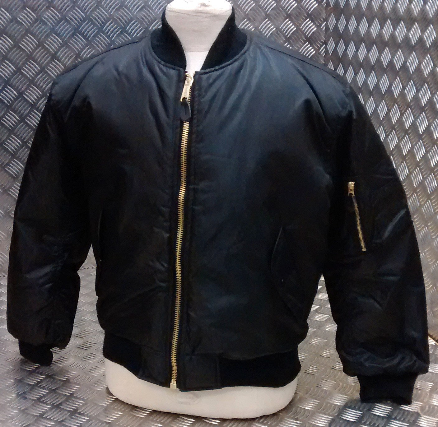 MA1 US Style Bomber Jacket Black - NEW