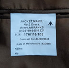 British Army FAD No2 Jacket The Royal Welsh Buttons 116cm