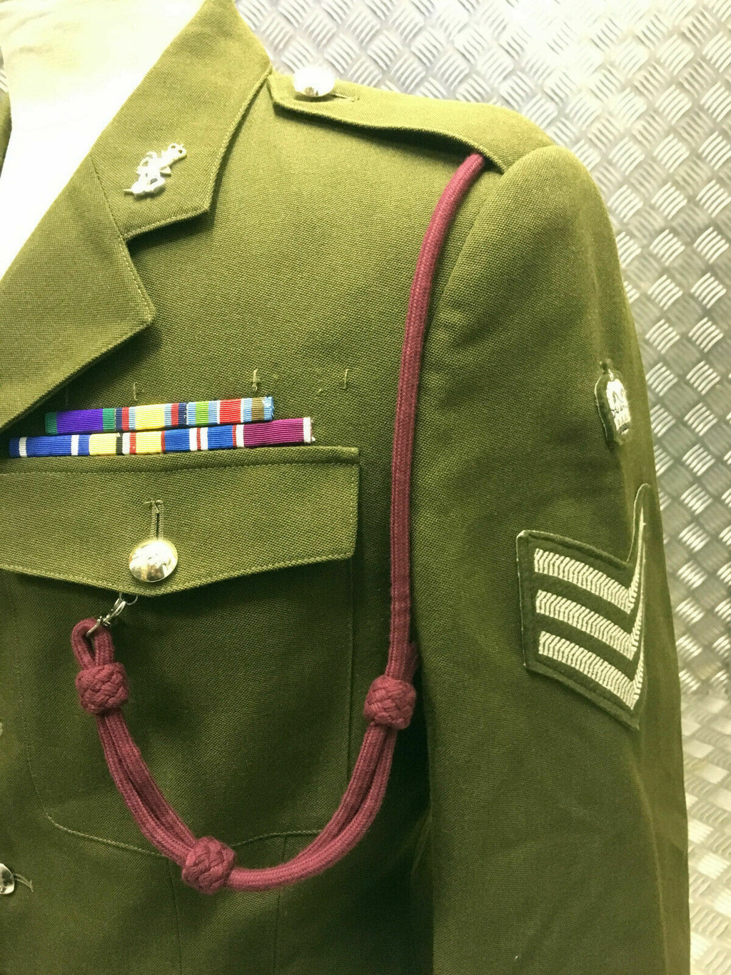 Duke of Lancaster's Regiment Maroon Lanyard with Clip