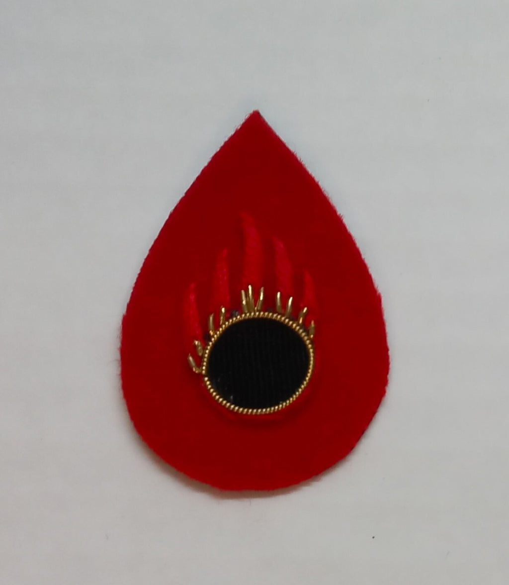Badge Ammo Tech British Hand Embroidered Patch No1 & Mess Kit Officer