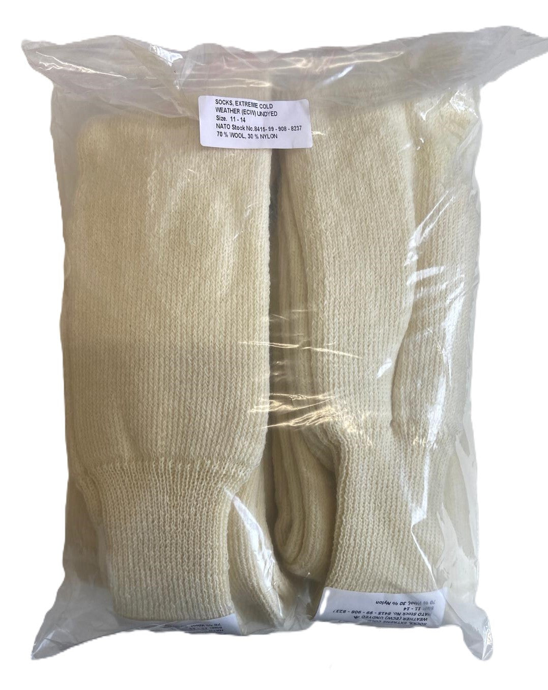 ECW Arctic Socks British Extreme Cold Weather General Service Hosiery - NEW