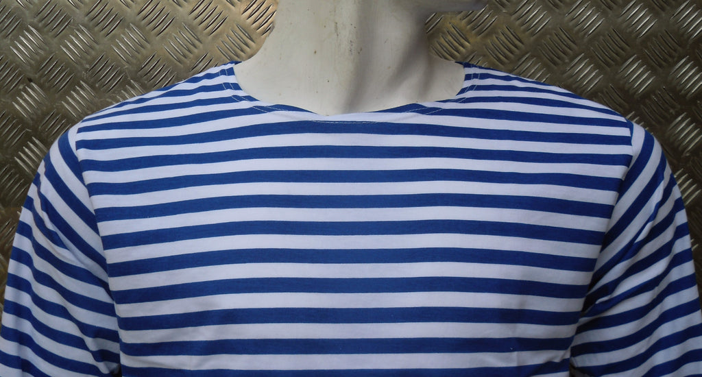 Russian Soviet USSR CCCP Style Long Sleeve Sailors Telnyashka Top All Sizes NEW