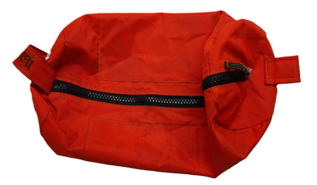 Orange Grab Bag British Navy RAF Royal Air Force Immersion Stowaway Nylon Holdall With Handle