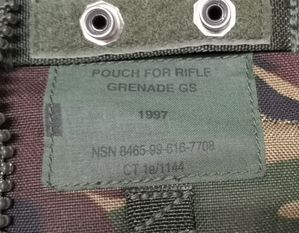 British Woodland DPM Camo Pouch for Rifle Grenade