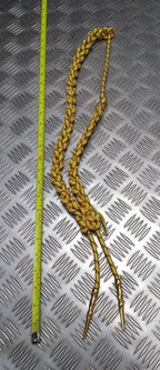 OMAN Half Aiguillette Ceremonial & Parade Officer Lanyard Metallic Gold Tip Ends