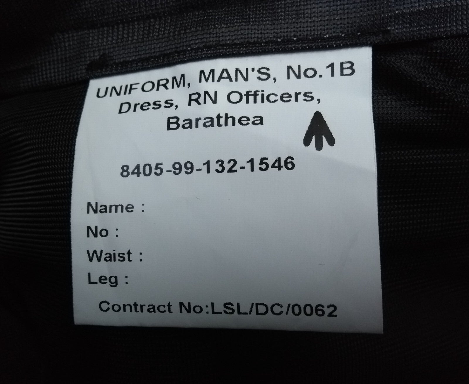 No1B Naval Trousers British Royal Navy Officers Barathea Dress RN 88cm Short