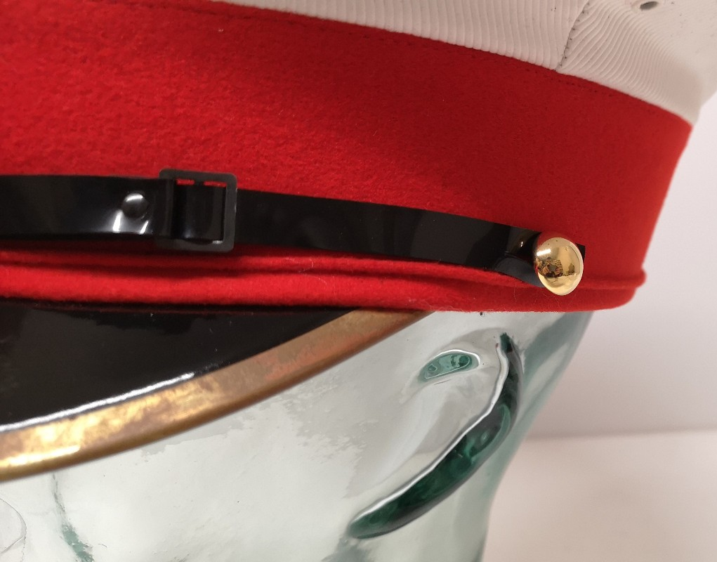 Havering Marching Band Style Sample Peaked Cap with Hat Badge 55cm