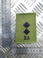 Royal Artillery RA OD Green Lieutenant Rank Slide Epaulette - NEW
