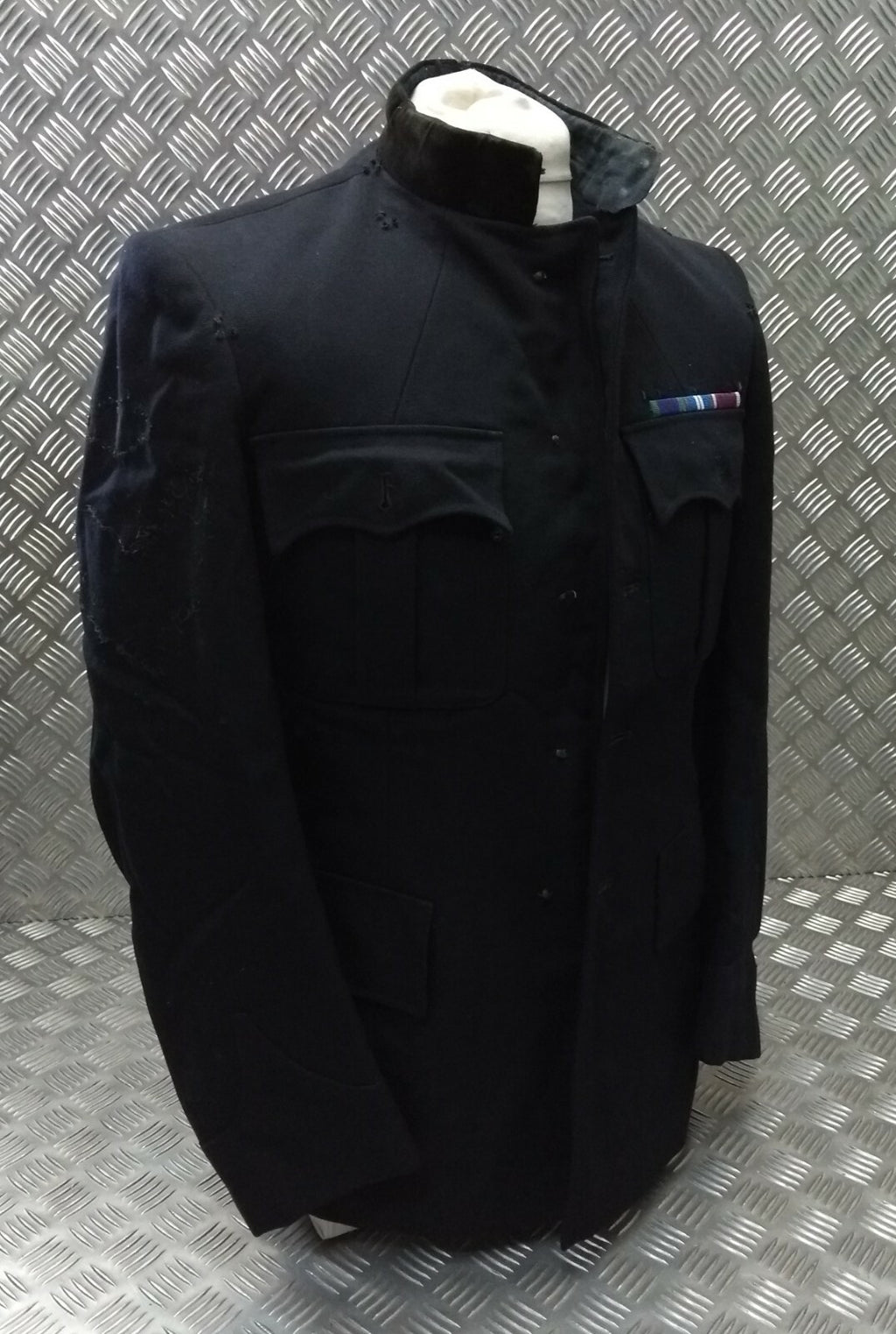 British Army No1 Dress Jacket Heavy Cavalry & Cambrai Band No Buttons With Defects