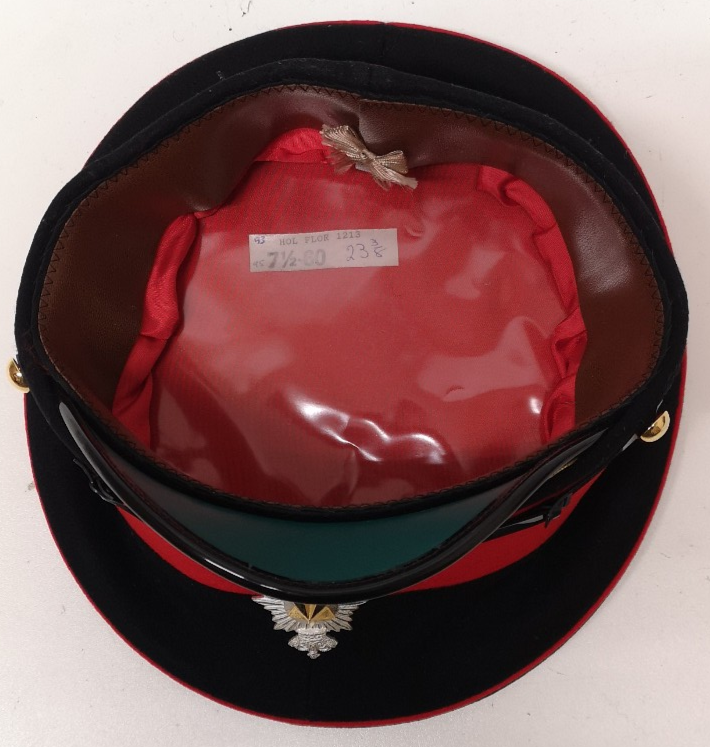 Holland Flora Band Sample Pre-production Cap with Hat Badge & Gold Bar Peak 59cm